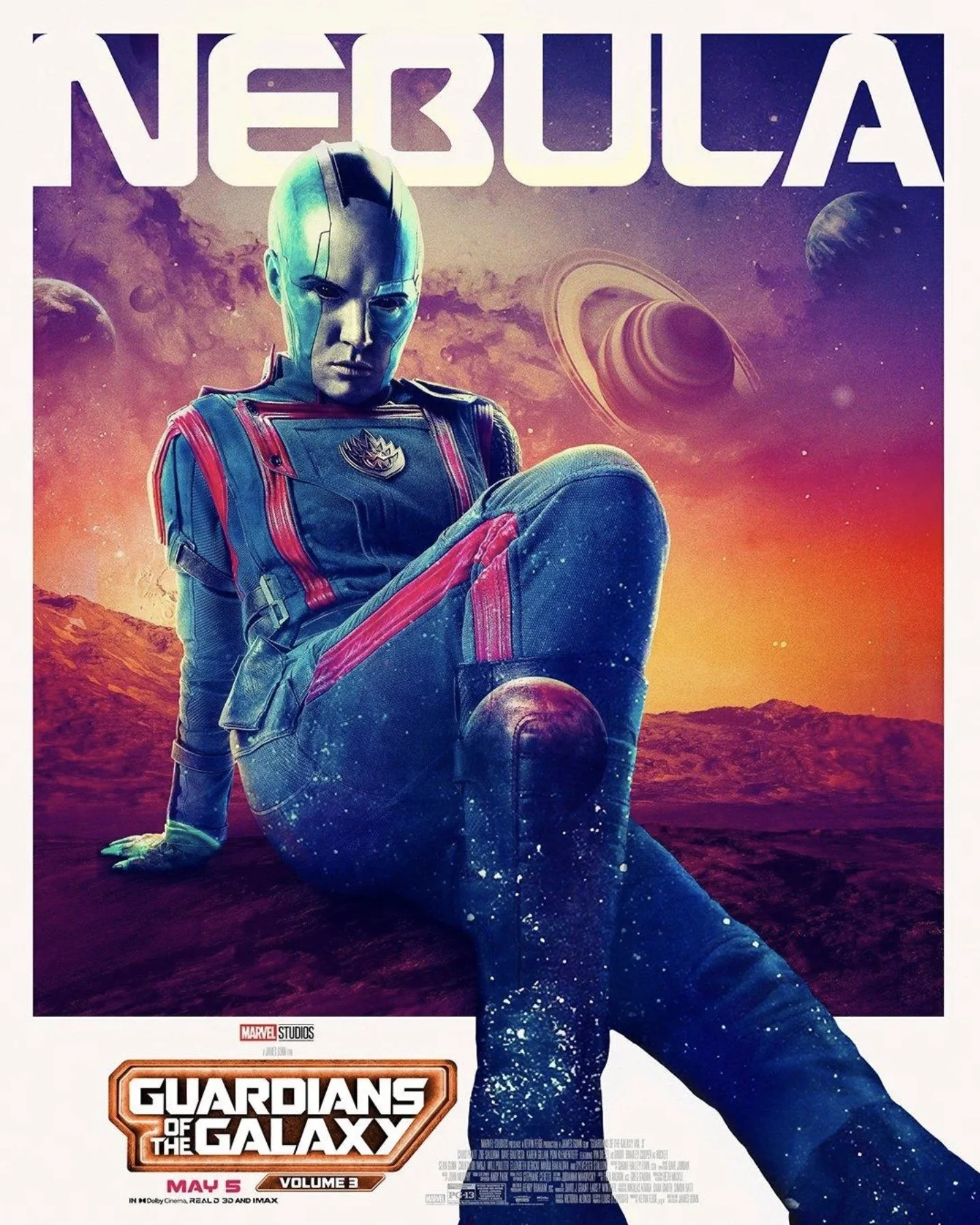 Collection of Character Posters for Marvel's GUARDIANS OF